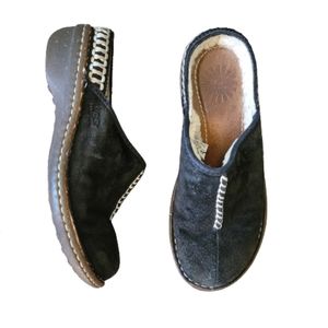 UGG Black Suede Kohala Clog